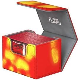 Ultimate Guard Sidewinder Chromiaskin 100+ Deck box Red (image for) Ultimate Guard Sidewinder Chromiaskin 100+ Deck box Red